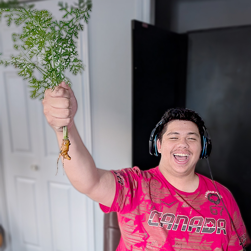 shutterstock_229624522 TLJ with carrot from the garden