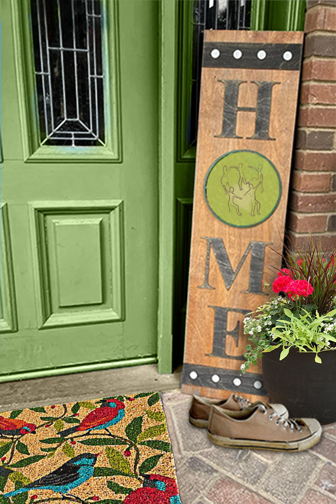 Decorative front door
